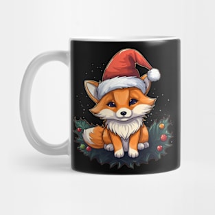 Red Fox Christmas Mug